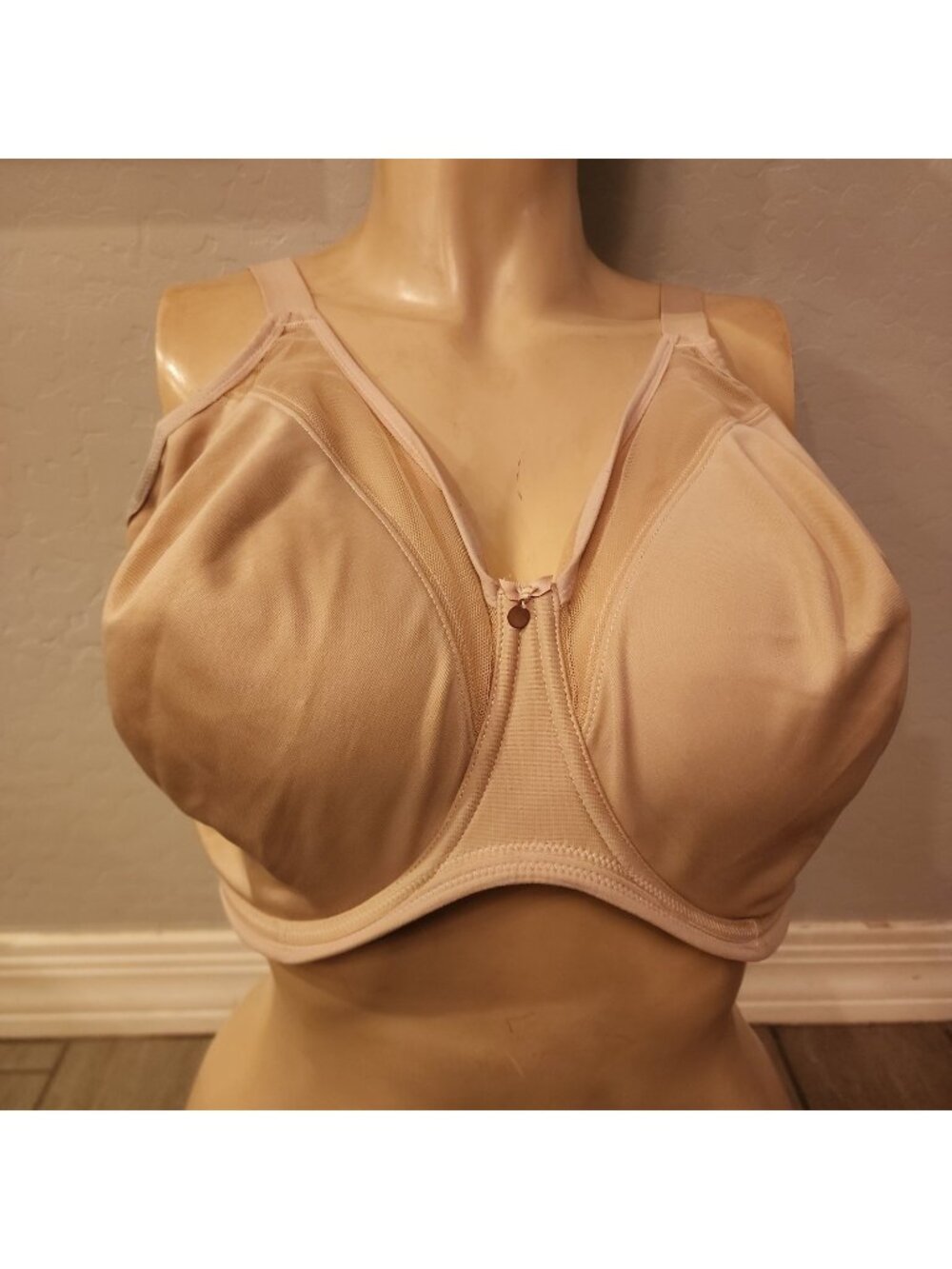 Elomi Smooth Bra 38K Nude Underwire Unlined EL4301SAH